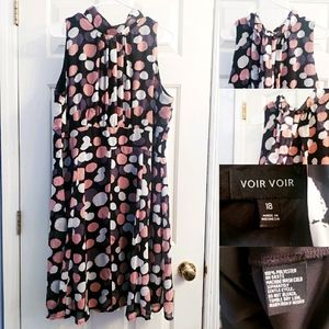 Adorable Sleeveless Mock-neck Dress